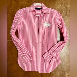 2010s Ralph Lauren Sport Dual Pony Button Up